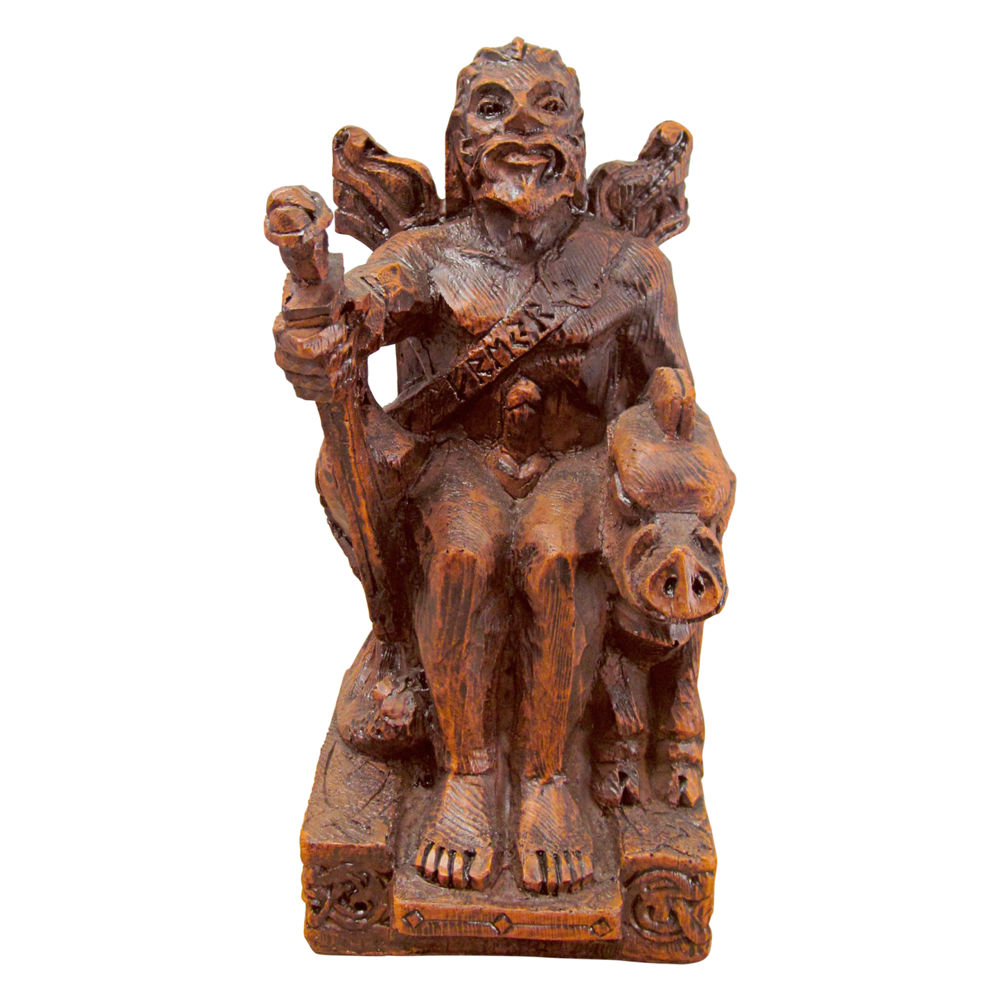 Seated Freyr Statue