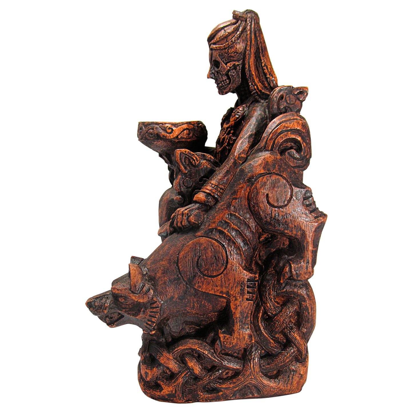 Seated Hel Goddess Statue