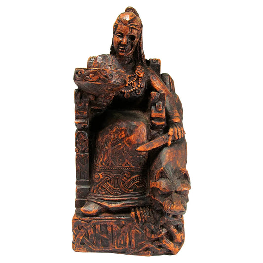 Seated Hel Goddess Statue