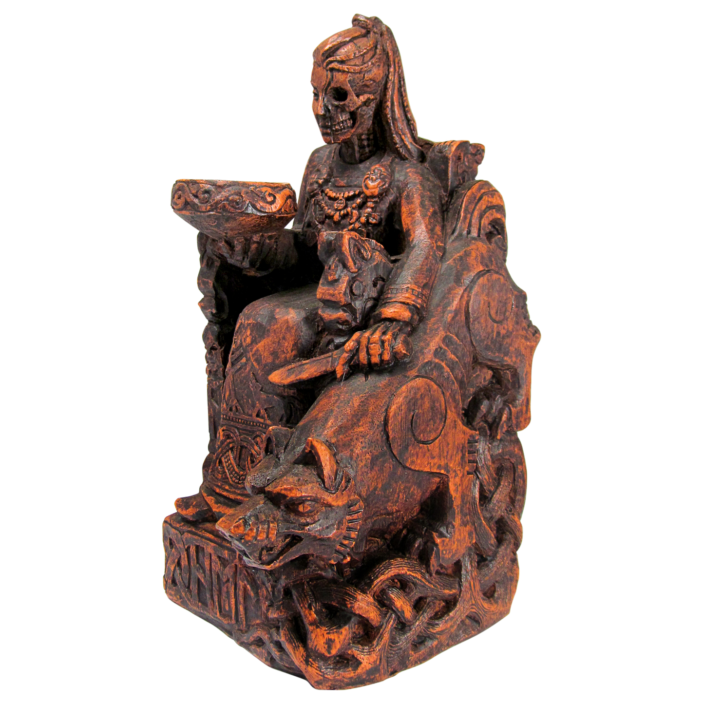 Seated Hel Goddess Statue