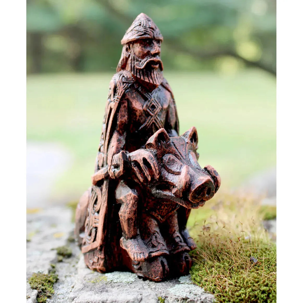 Freyr God of Harvest Figurine Statue