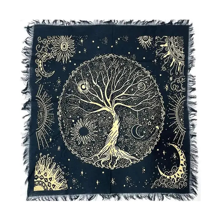 Golden Tree Altar Cloth (18 X 18 in.)