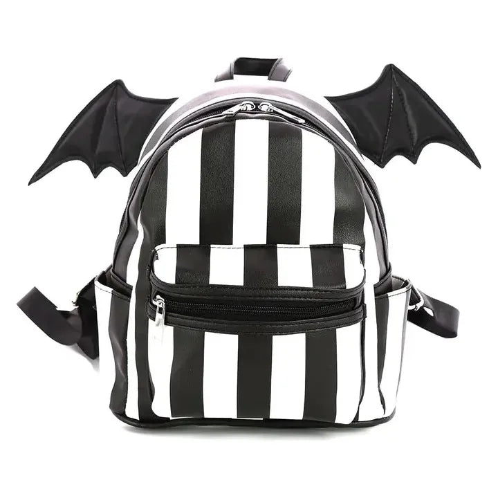 Bat Wing Striped Mini Backpack