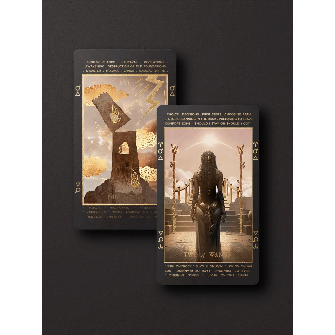 St Soleil Lucid Dreams Beginners Tarot Deck • Edition Black, Book and Deck