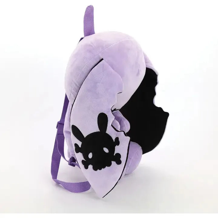 Purple Naughty Bunny Stuffed Backpack