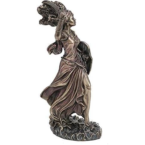 Veronese Design 8 5/8" Santeria Orishas Obba River Goddess Cold Cast Resin