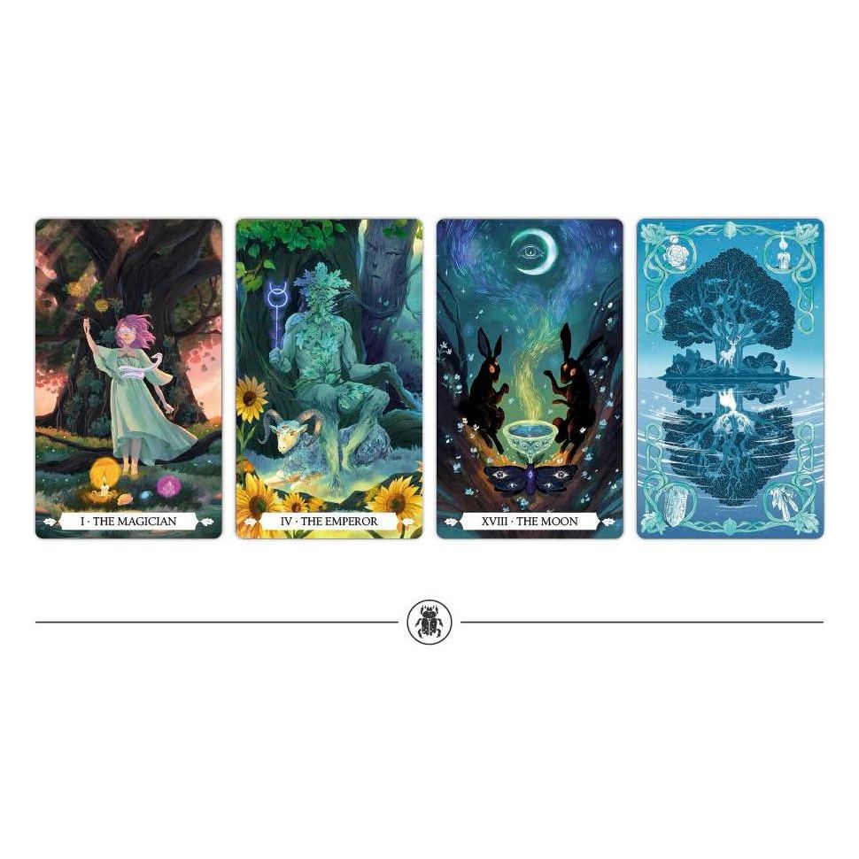 Under the Oak Tarot Deck by Ofride Cards Book Set
