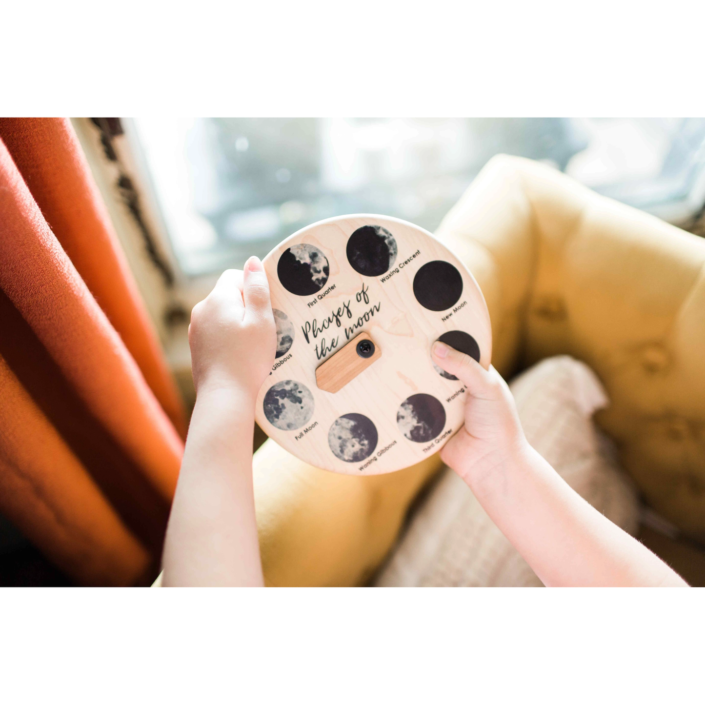 Moon Phase Wooden Calendar