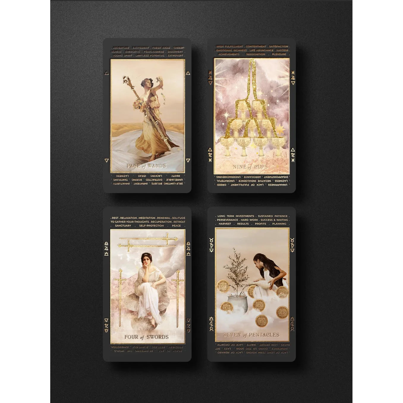 St Soleil Lucid Dreams Beginners Tarot Deck • Edition Black, Book and Deck