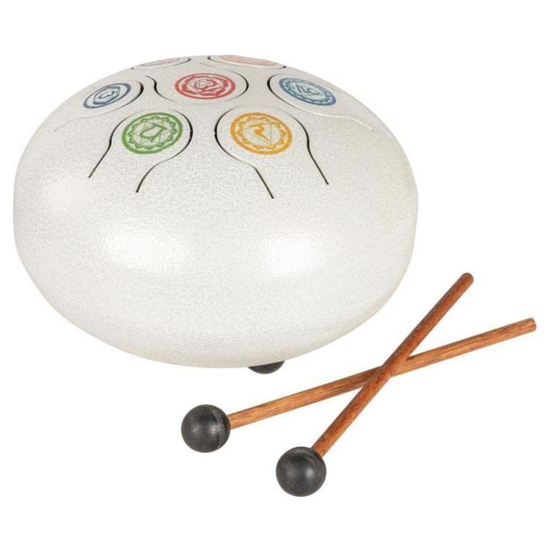 7 Seven Chakra Steel Drum Set 8"
