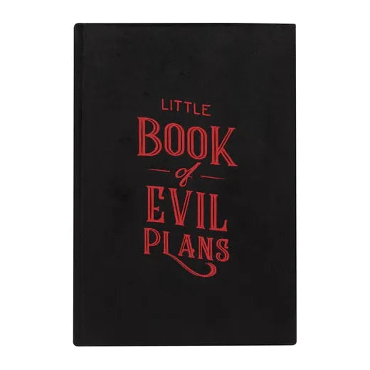 My Little Book of Evil Plans Velveteen Journal