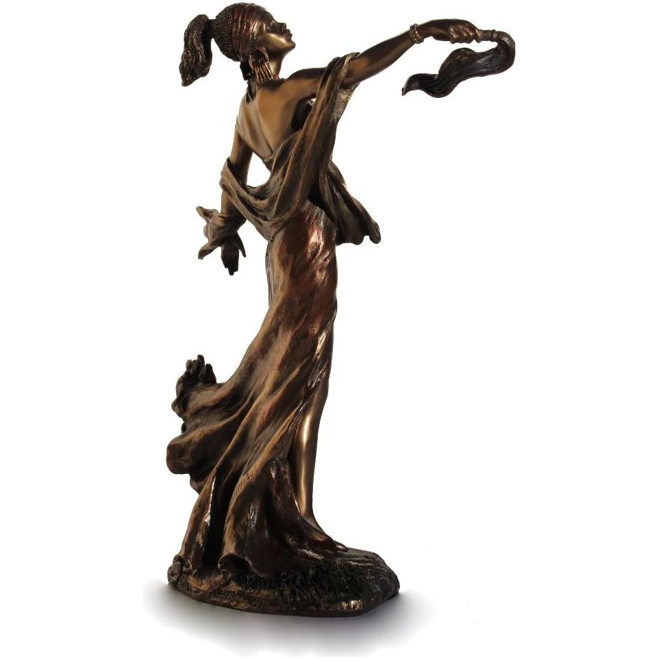 Veronese OYA - Goddess of Wind, Storm and Transformation Figurine, Bronze Color