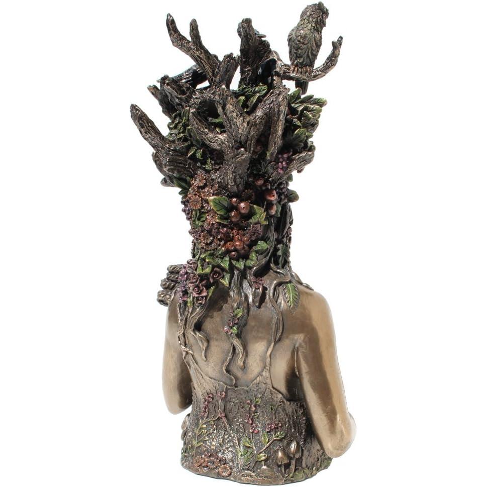 Gaia - Greek Primordial Goddess Of Earth Statue Bronze Finish