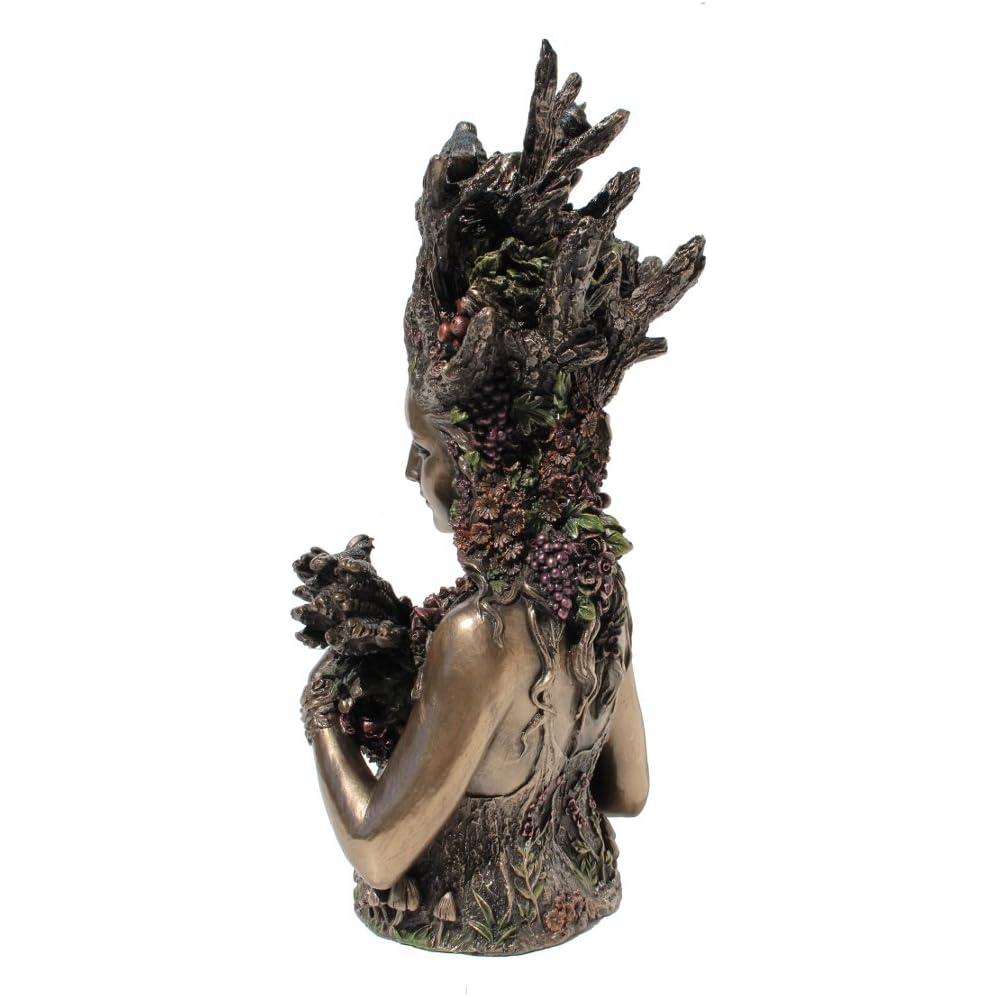 Gaia - Greek Primordial Goddess Of Earth Statue Bronze Finish