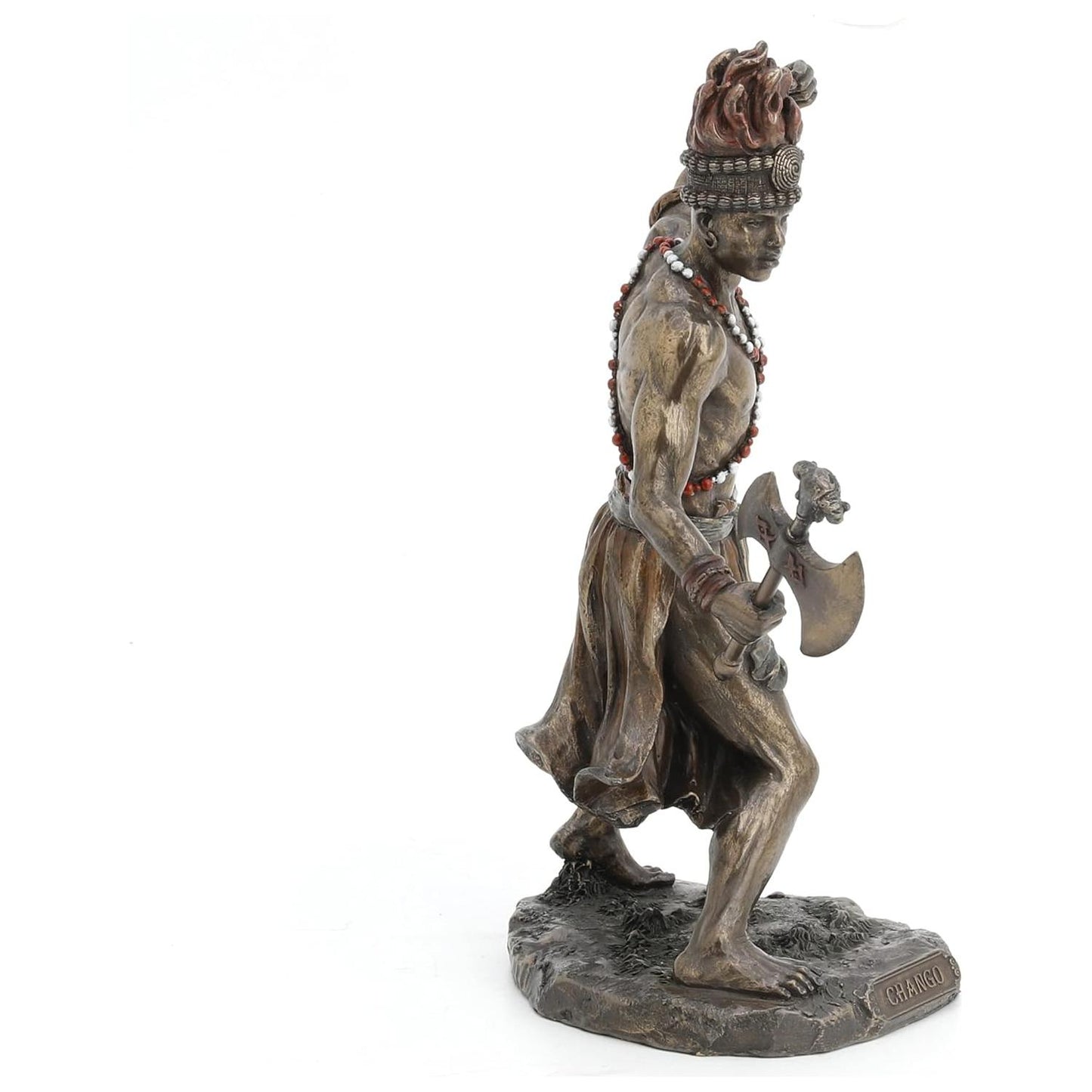 Chango - God of Fire, Thunder, Lightning and War Statue Sculpture Figurine