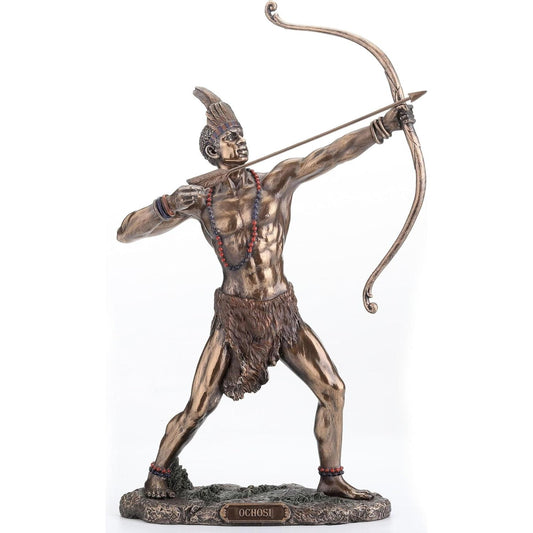 Veronese Design 11 Inch Orisha Ochosi The Divine Hunter Drawing His Bow