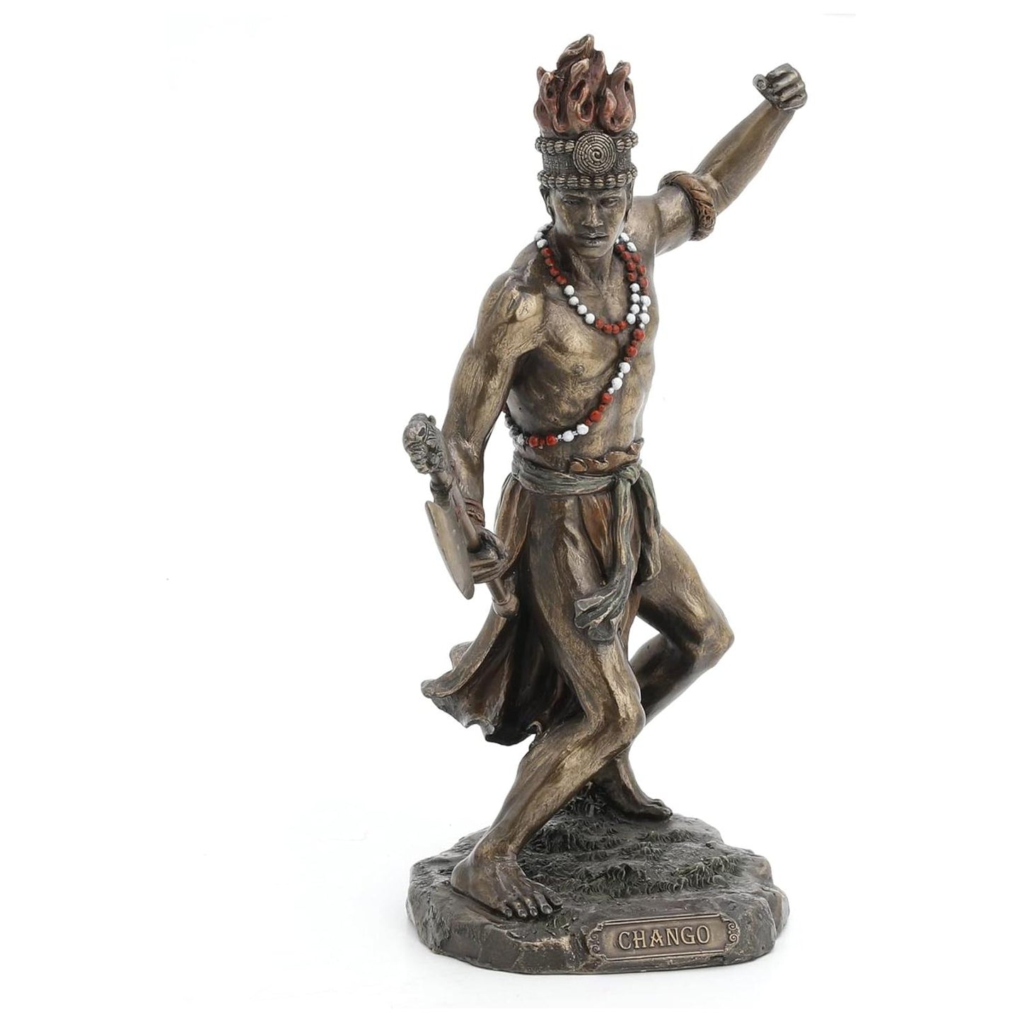 Chango - God of Fire, Thunder, Lightning and War Statue Sculpture Figurine