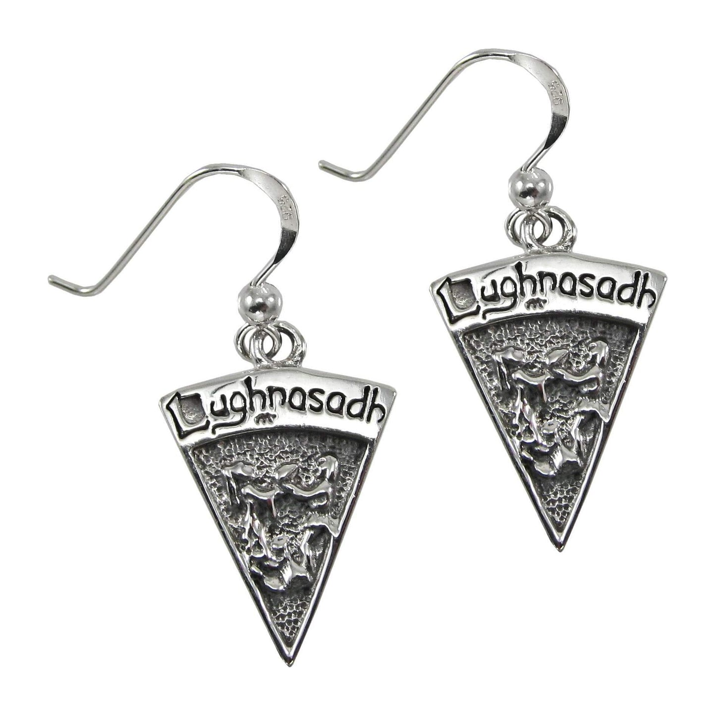 Sterling Silver Lughnasadh Wiccan Sabbat Dangle Earrings