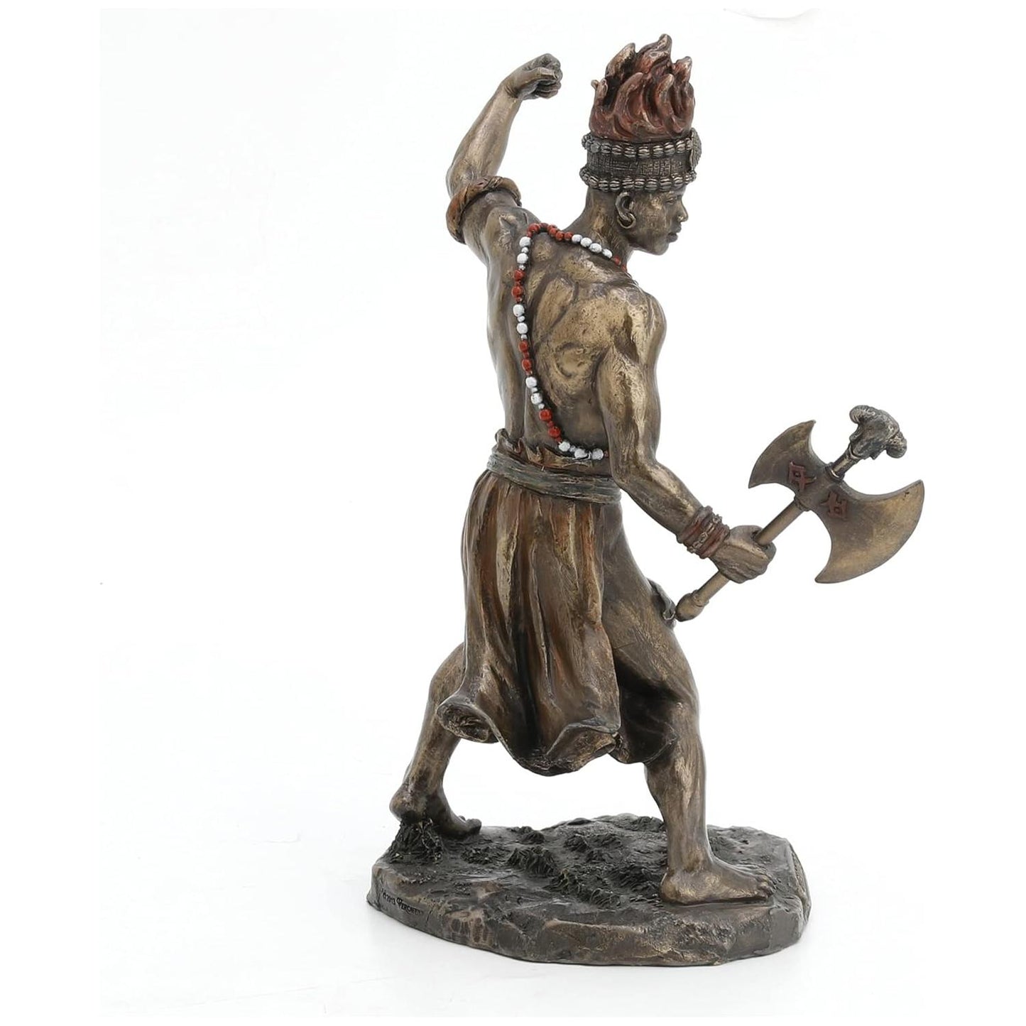 Chango - God of Fire, Thunder, Lightning and War Statue Sculpture Figurine