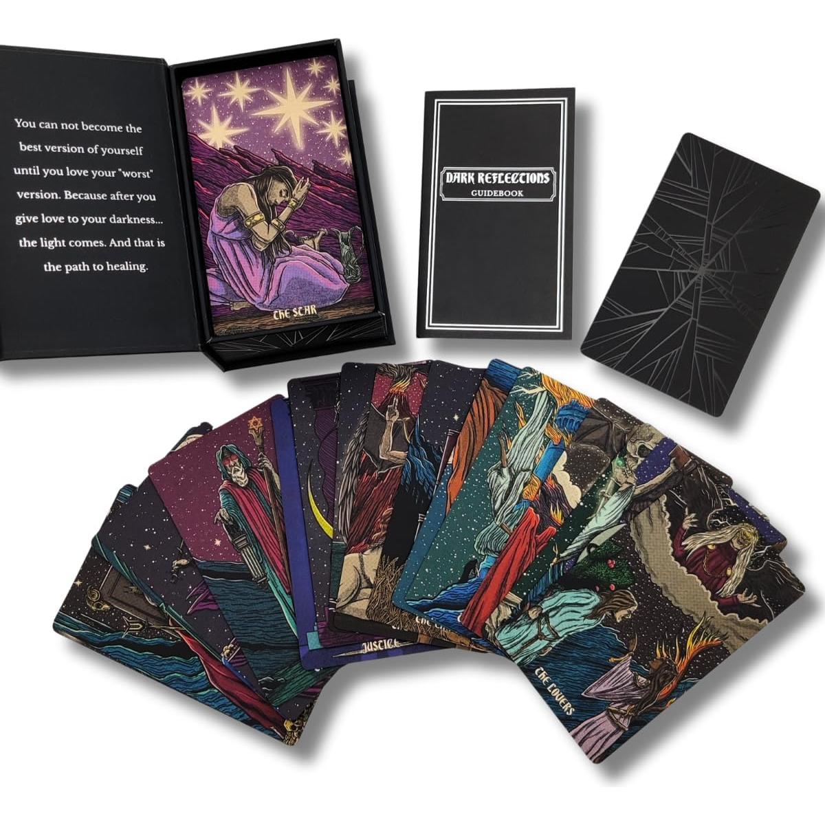 Dark Reflections Shadow Work Tarot Deck by La Muci