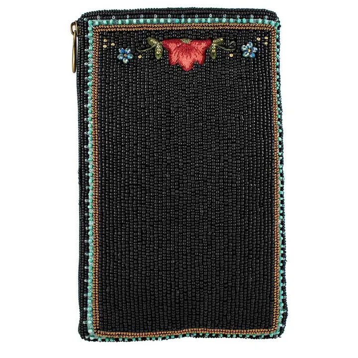 Sun Tarot Card Crossbody Beaded Phone Bag