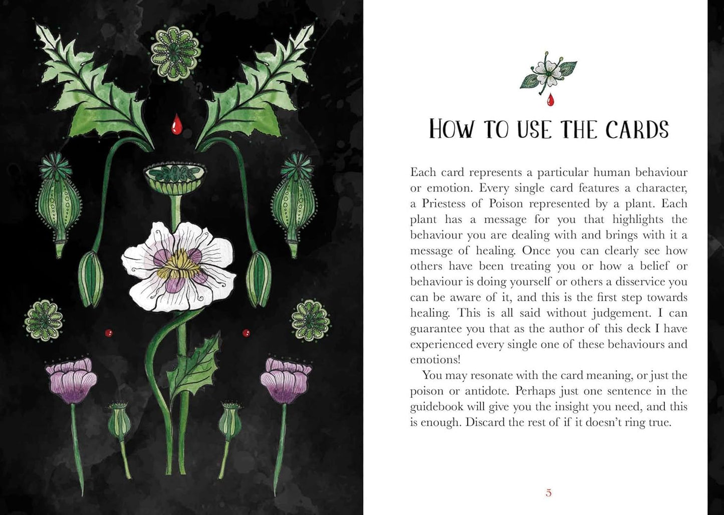 Deadly Apothecary Oracle Deck: Poisonous Plants as Guides and Healers