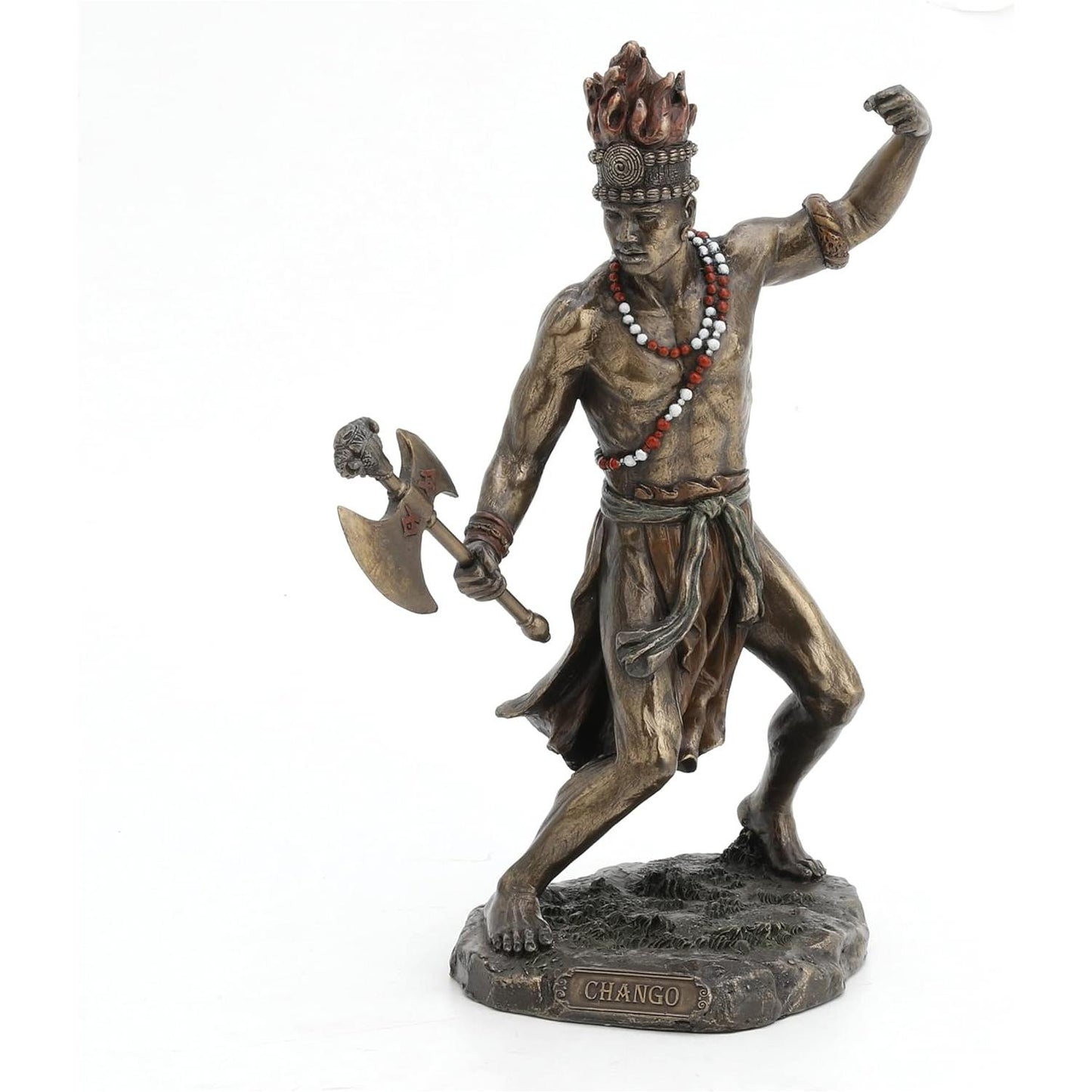 Chango - God of Fire, Thunder, Lightning and War Statue Sculpture Figurine