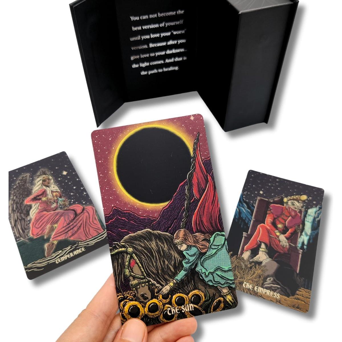 Dark Reflections Shadow Work Tarot Deck by La Muci