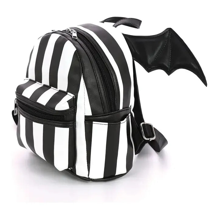 Bat Wing Striped Mini Backpack