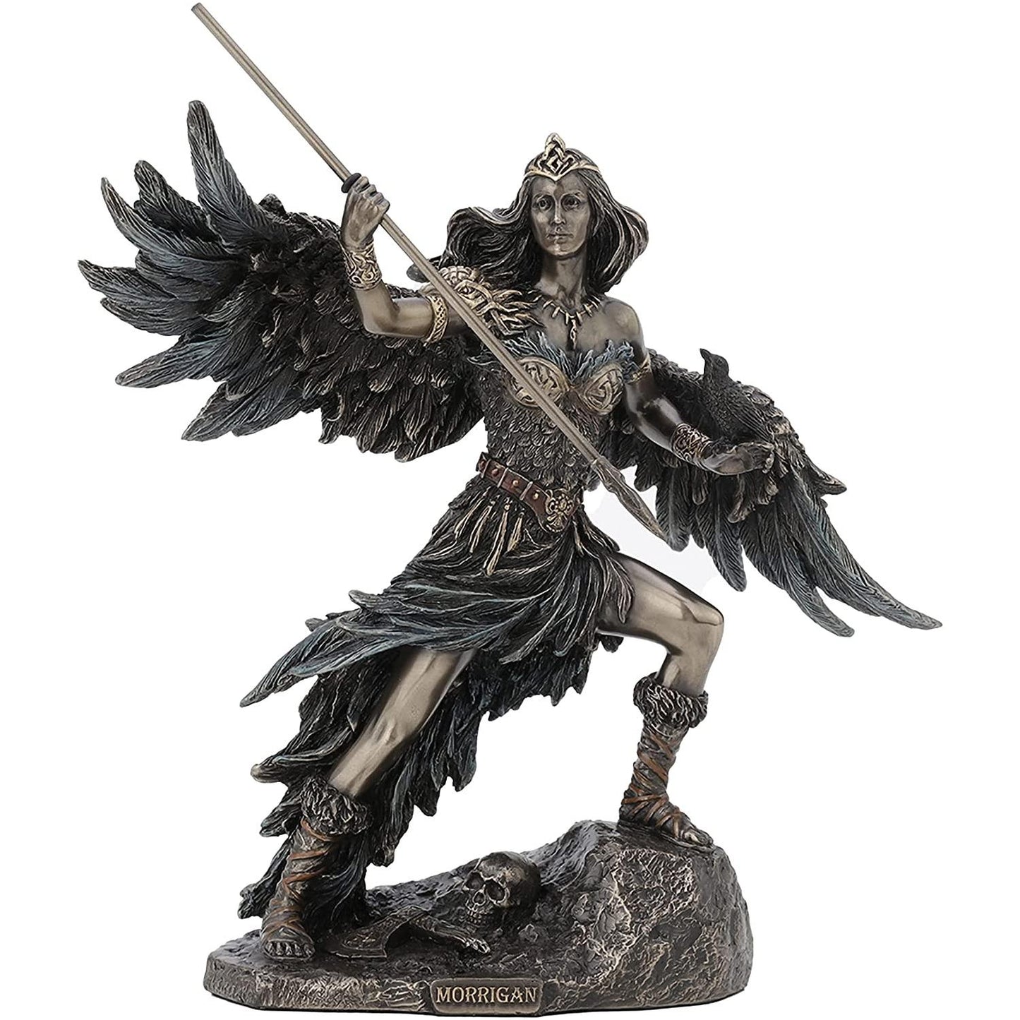 Celtic Morrigan Phantom Queen, Bronze Finish