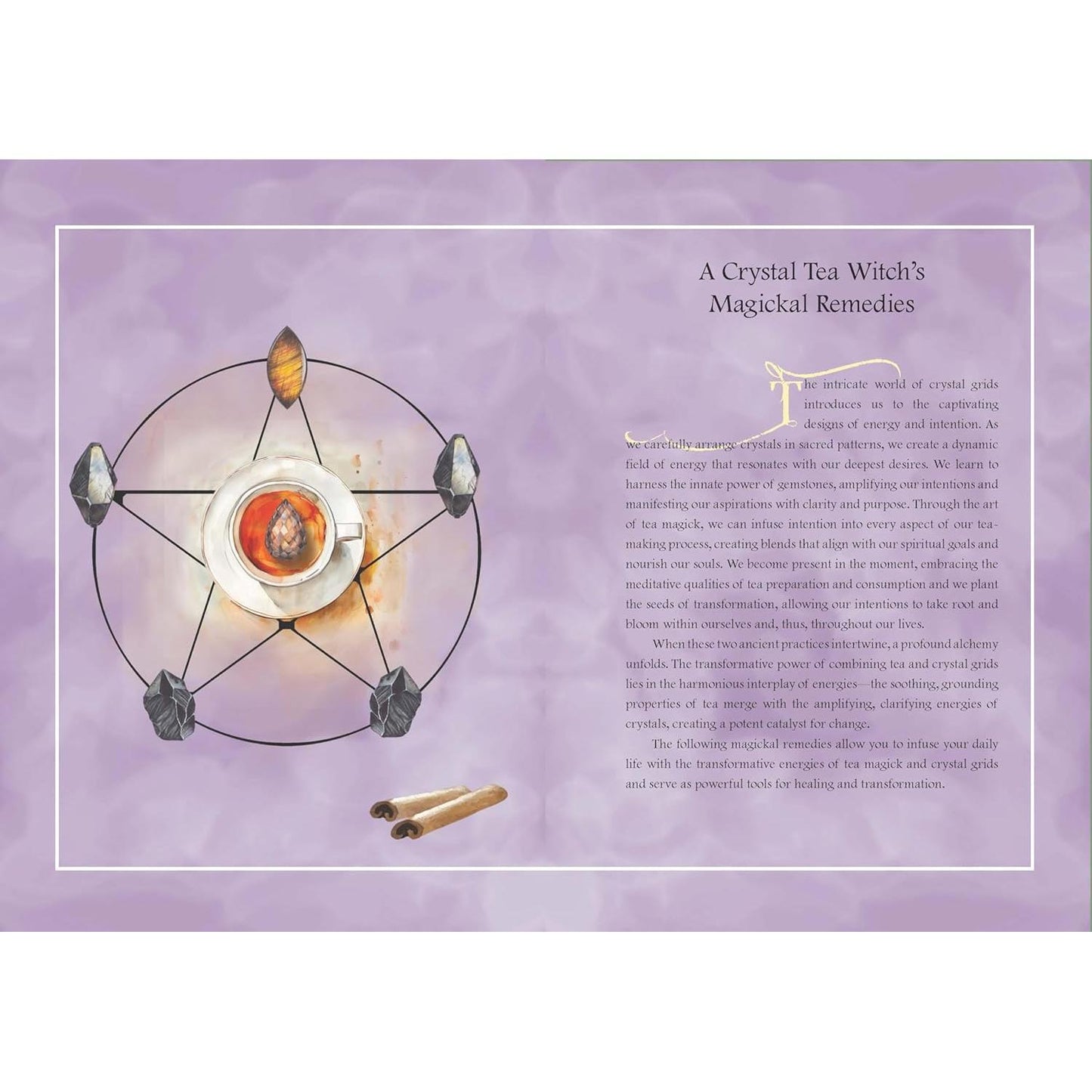 A Tea Witch’s Crystal Brews: Empowering the Magick of Tea with Crystal Grids Hardcover