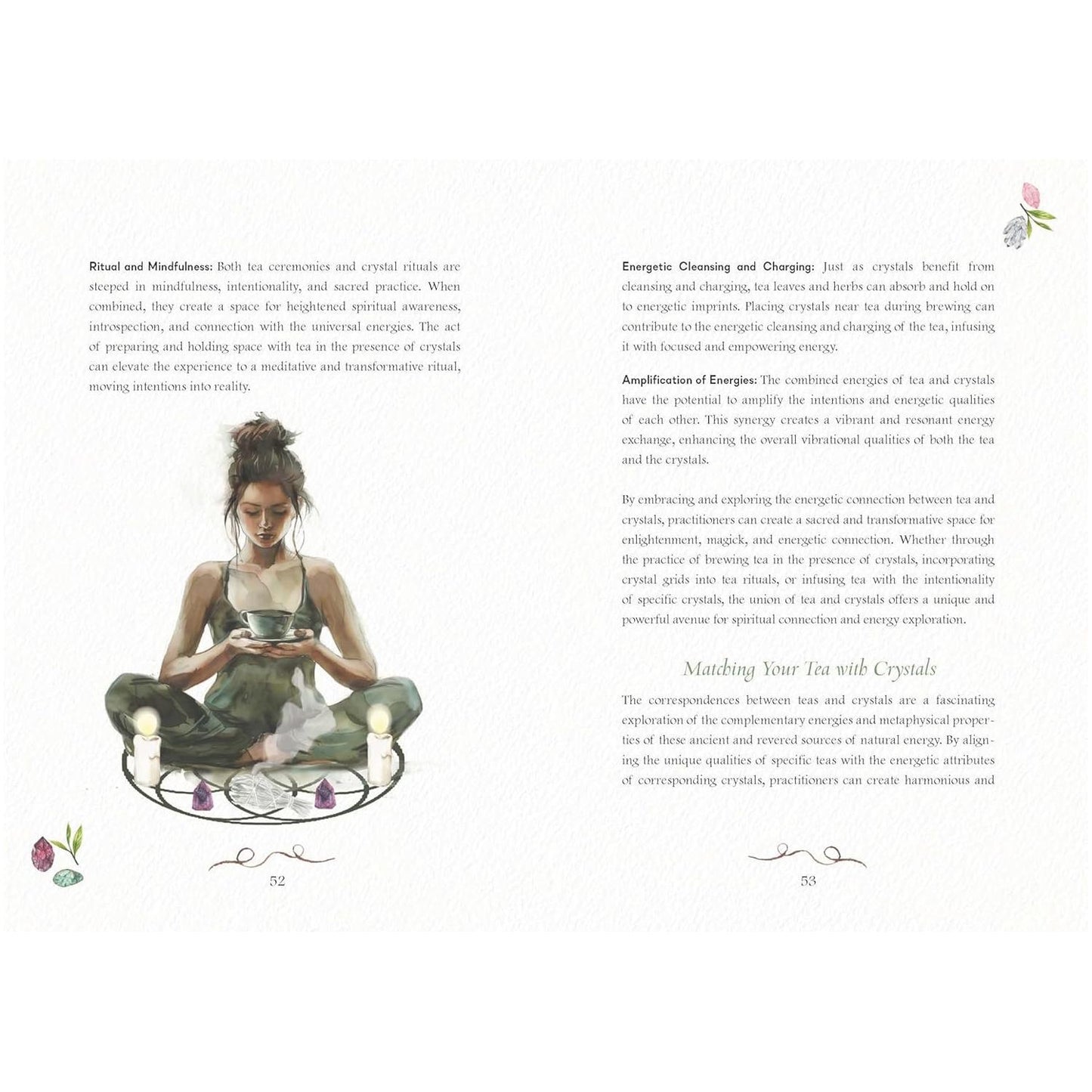 A Tea Witch’s Crystal Brews: Empowering the Magick of Tea with Crystal Grids Hardcover