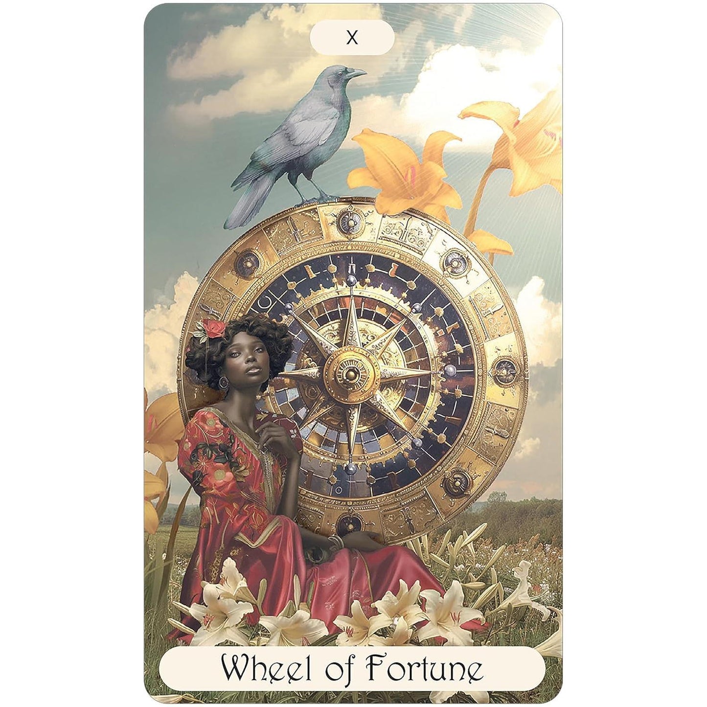 Magical Hours Tarot: 78 Lush Collage-Style Cards, Enchanting Divination Deck Steeped in Nature & Magic, Includes Full-Color 128-Page Illustrated Guidebook