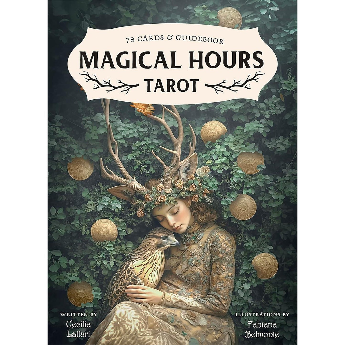 Magical Hours Tarot: 78 Lush Collage-Style Cards, Enchanting Divination Deck Steeped in Nature & Magic, Includes Full-Color 128-Page Illustrated Guidebook