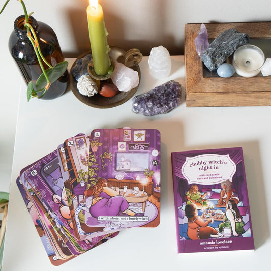 Chubby Witch's Night In: A 44-Card Oracle Deck and Guidebook