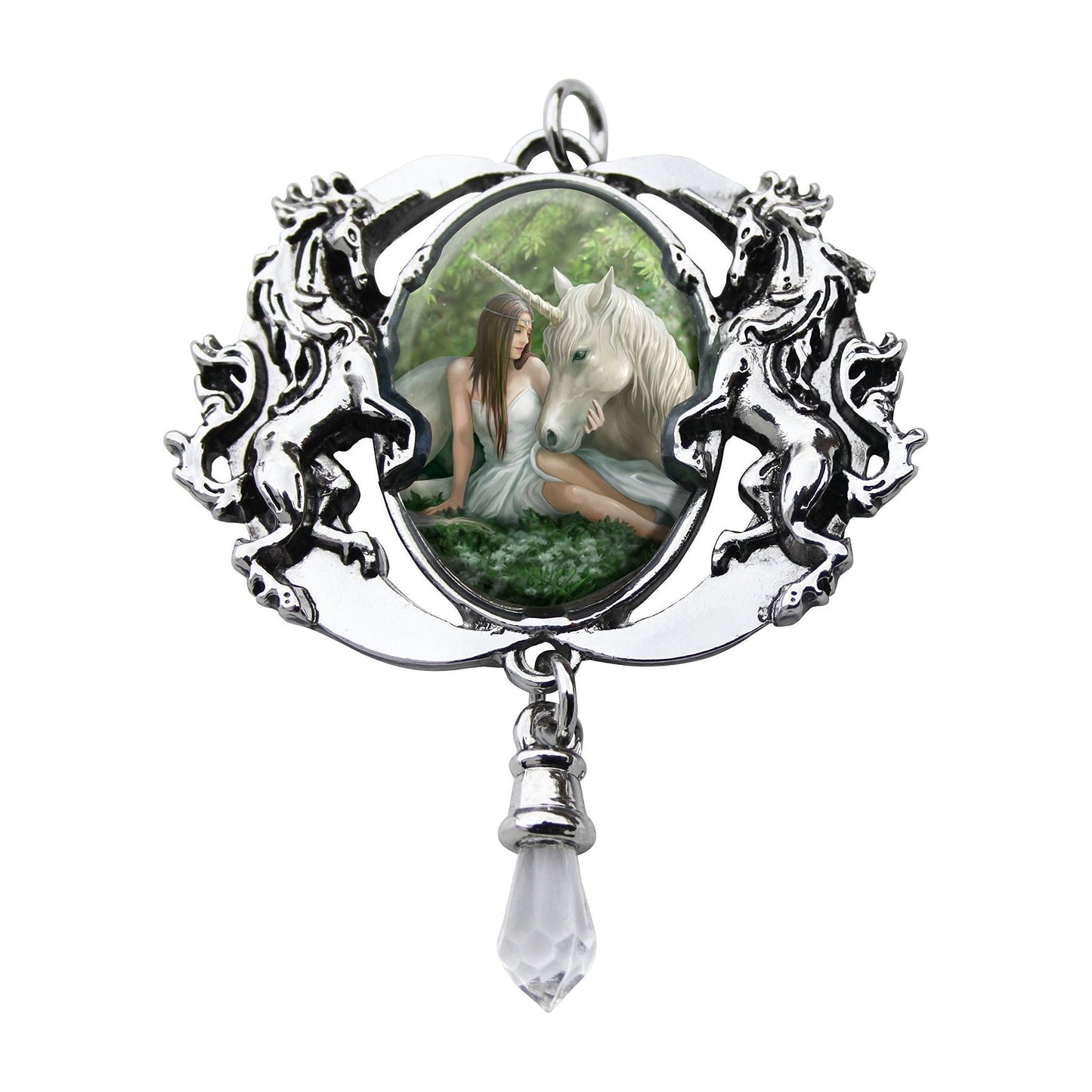 Pure Heart Enchanted Cameo Pendant by Anne Stokes
