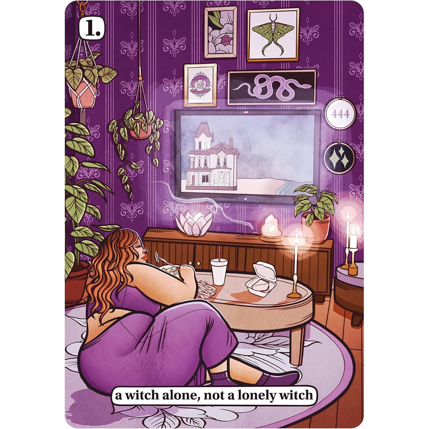 Chubby Witch's Night In: A 44-Card Oracle Deck and Guidebook