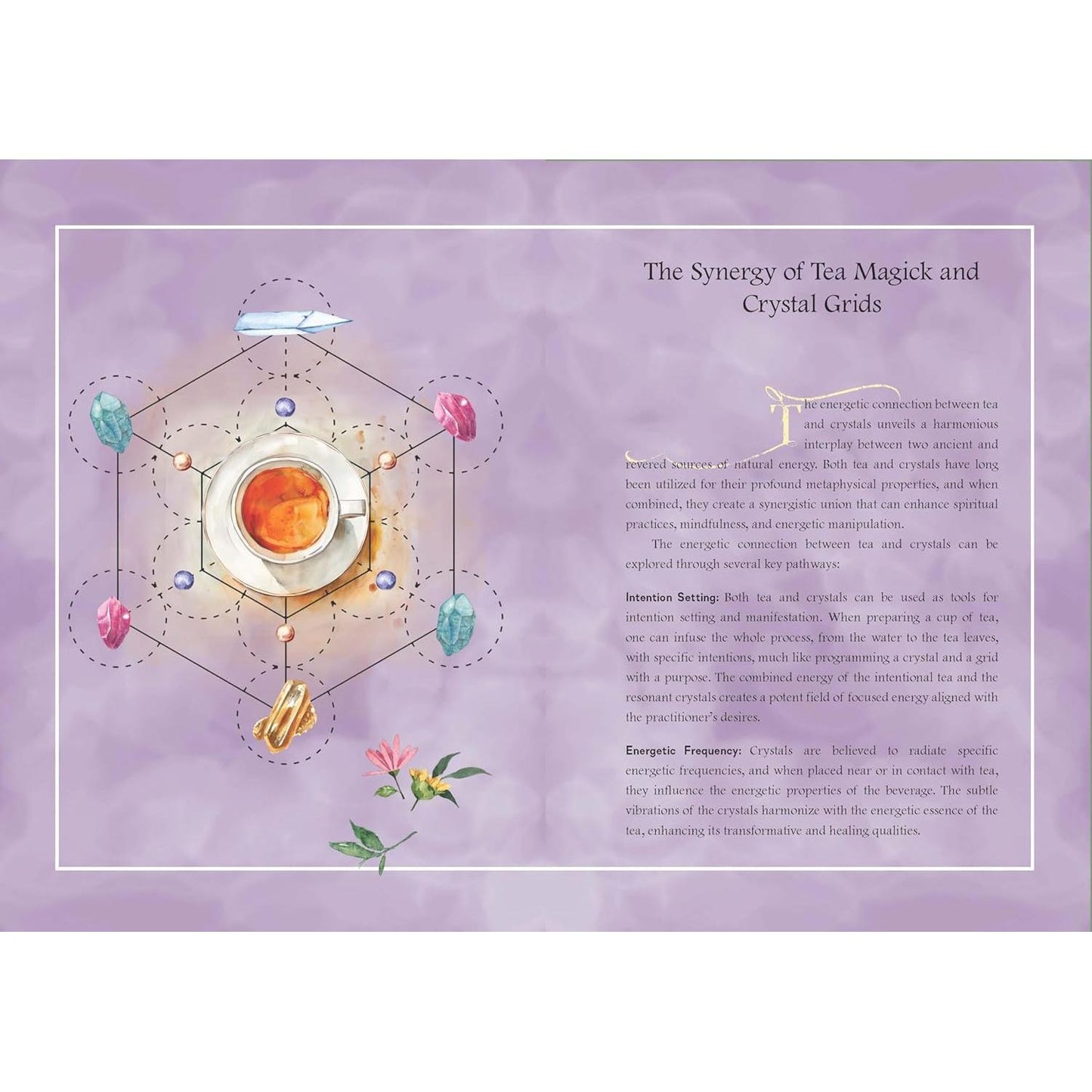 A Tea Witch’s Crystal Brews: Empowering the Magick of Tea with Crystal Grids Hardcover