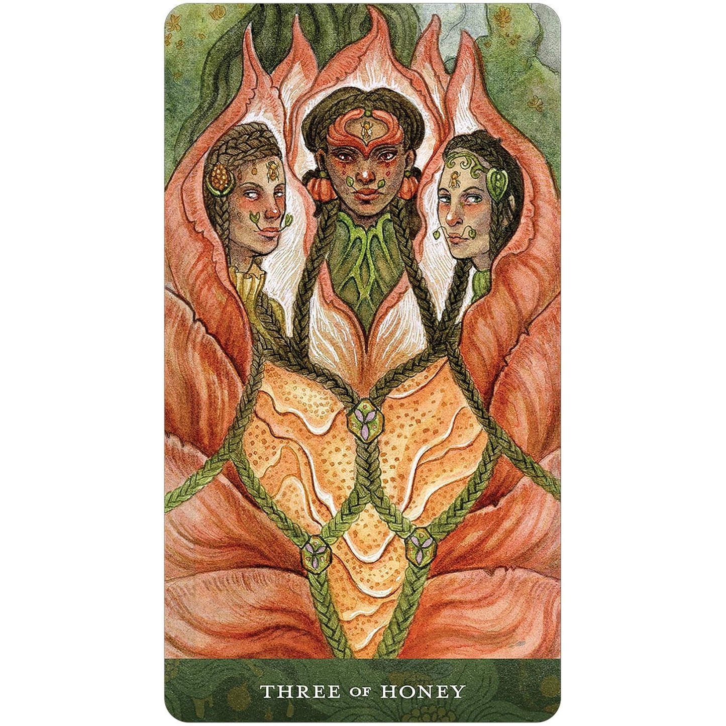 Blood Moon Tarot: Deluxe 78-Card Tarot Deck with Ethereal Watercolor Art, Linen Finish, Burgundy Edges, and Hardcover Book – Gold Foil-Accented Set