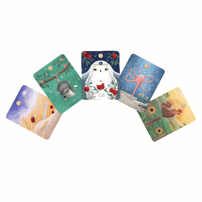 Adorable FaunaBelle Tarot Card Deck