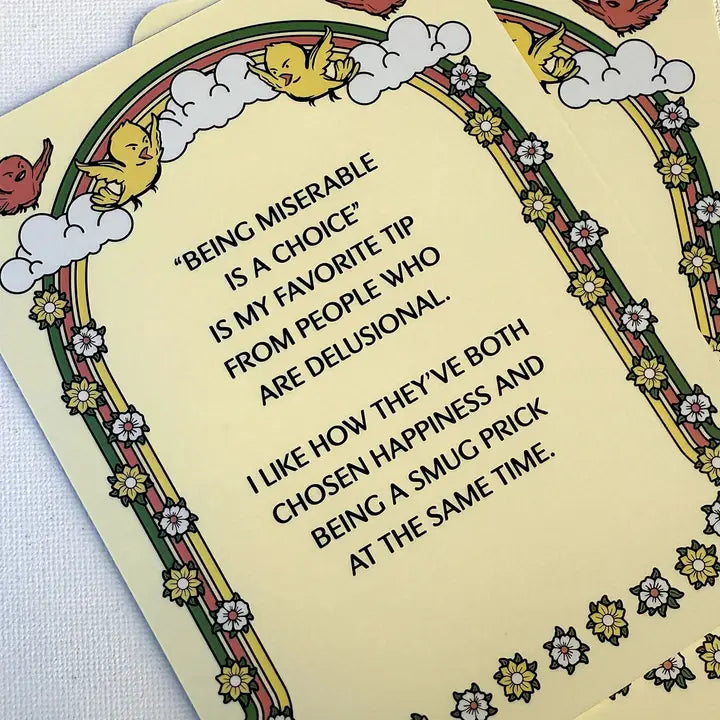 Cynical Affirmations Cards