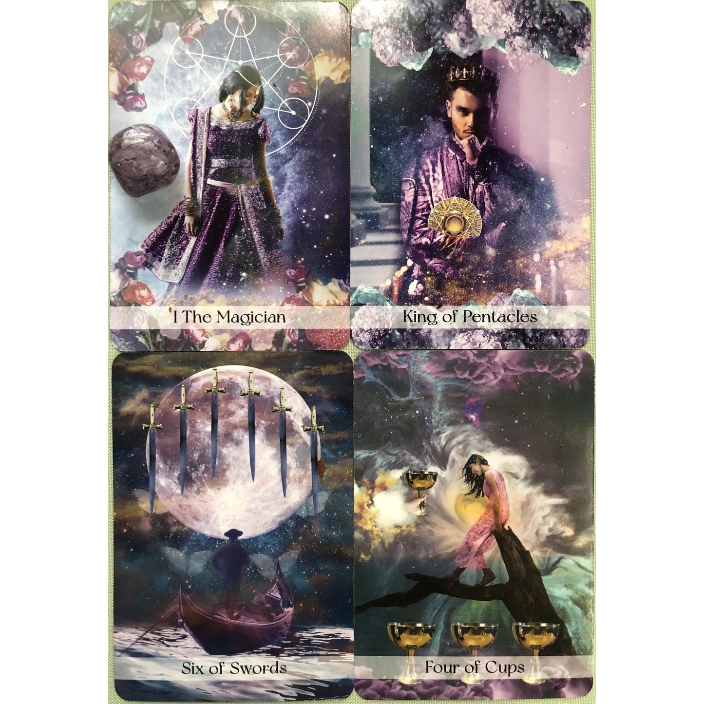 The Moon Dust Tarot: A deck and guidebook to activate ethereal lunar magic