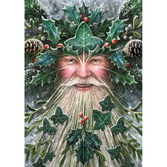 Spirit of Yule  Card Yule Card by Anne Stokes