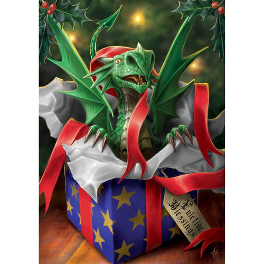 Surprise Gift Card Yule Card by Anne Stokes