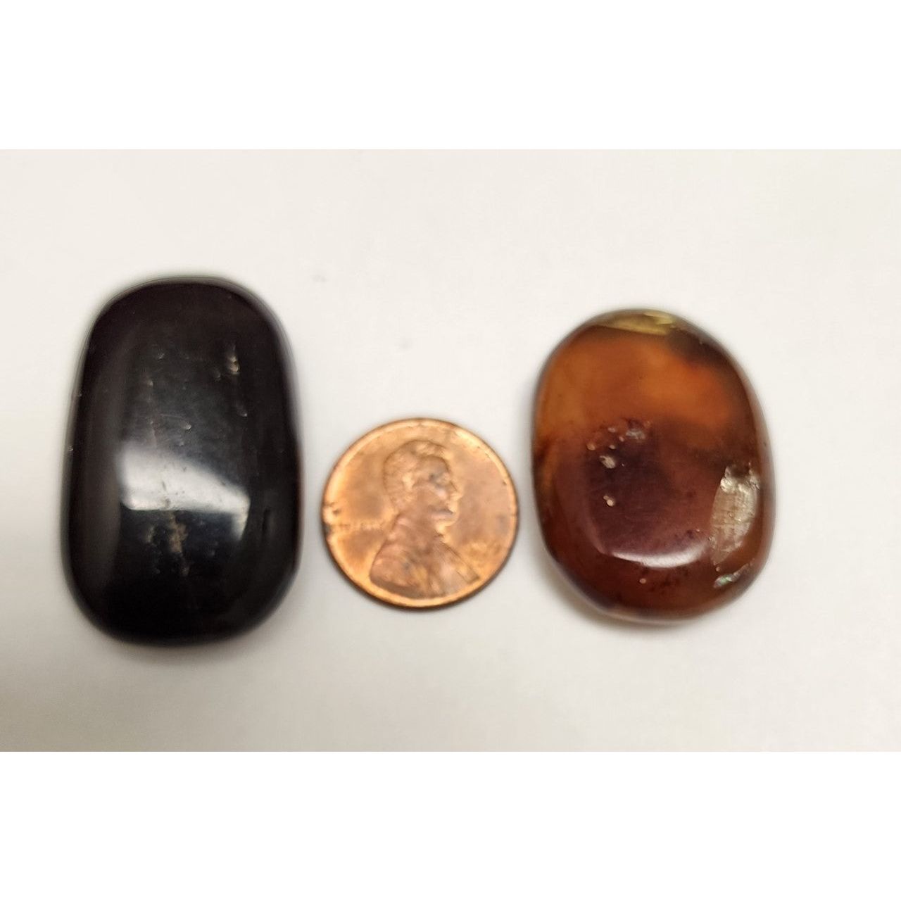 Amber, tumbled, nice-sized piece 1"-1 1/2" for soothing and relaxation