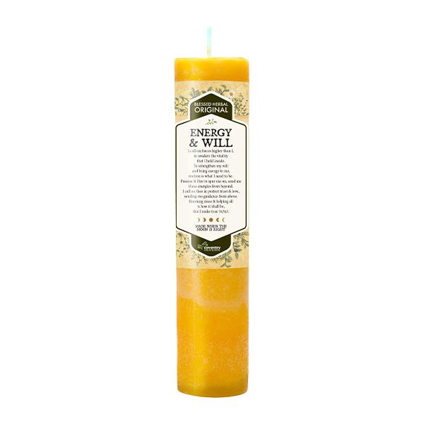 Blessed Herbal Energy and Will Candle