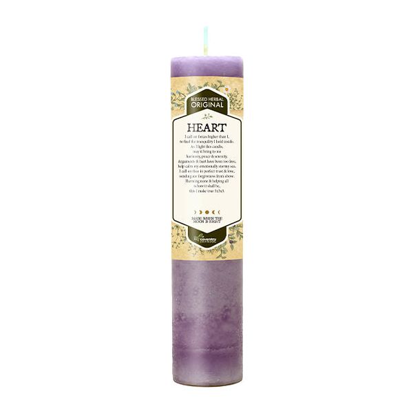 Blessed Herbal Heart Candle