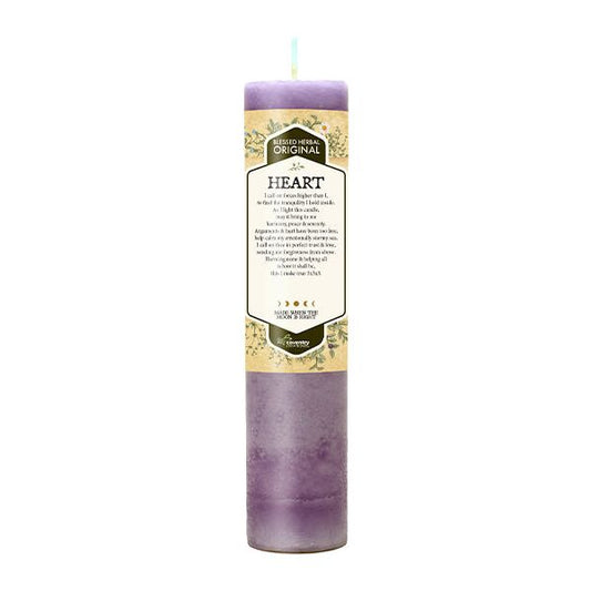 Blessed Herbal Heart Candle