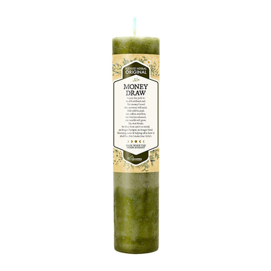 Blessed Herbal Money Draw Candle