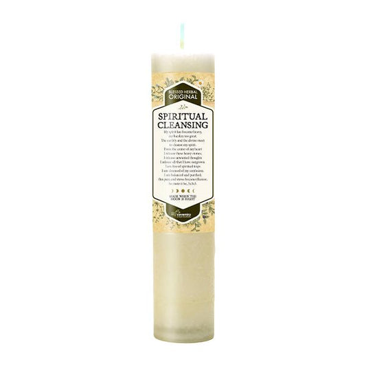 Blessed Herbal Spiritual Cleansing Candle